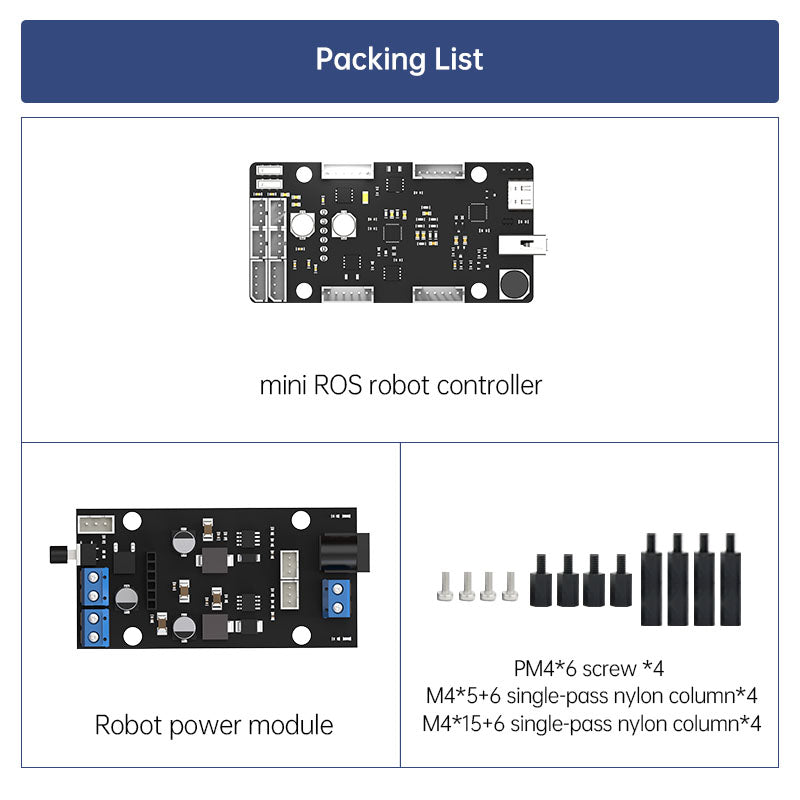 miniROS Robot Controller STM32 Chip 6-14V Voltage Support Encoder Motor Bus Servo Independent Power Supply System miniROS Robot Controller STM32 Chip 6-14V Voltage Support Encoder Motor Bus Servo Independent Power Supply System